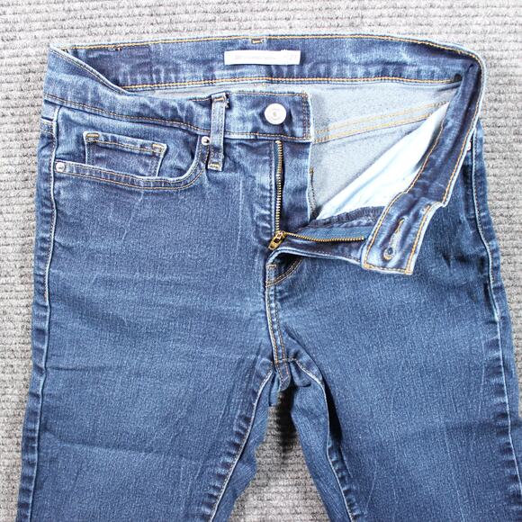 Levi’s Jeans Womens W27 L30 Blue 311 Shaping Skinny Stretch - Picture 4 of 12